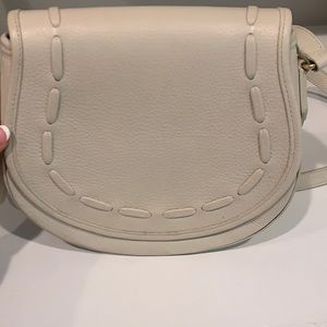 Gigi New York cream cross body bag